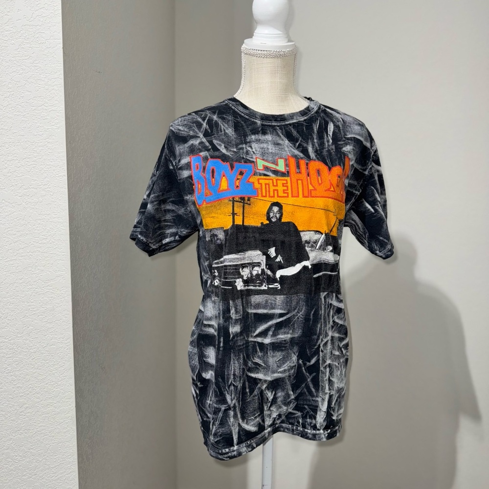 Boys in the Hood Graphic Shirt - Black and Orange